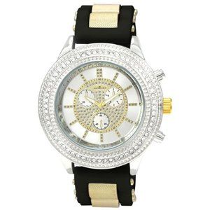 53mm Montres Carlo Hip Hop Clubbing Men's Simulate Diamond Rapper Luxury Watch